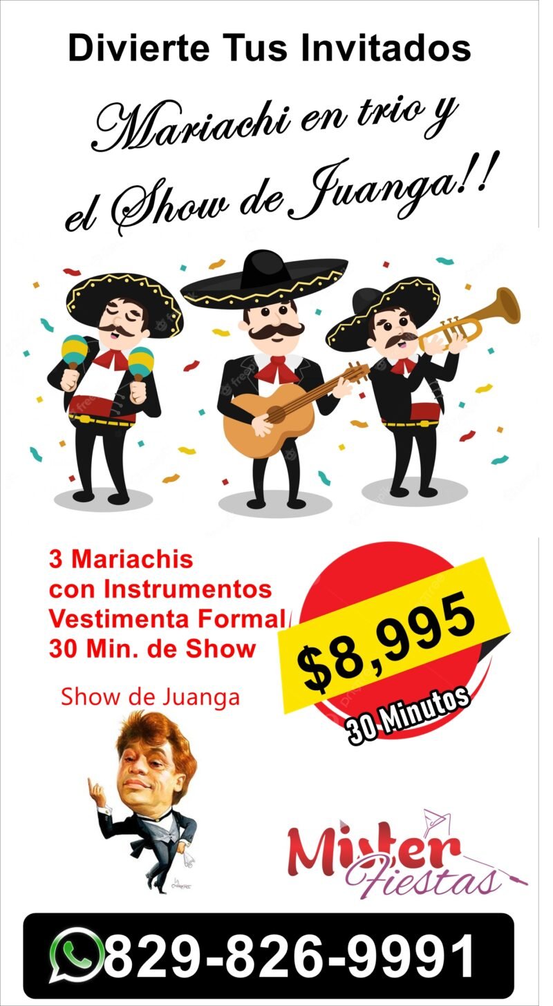 oferta Serenata Trio y show de Juanga