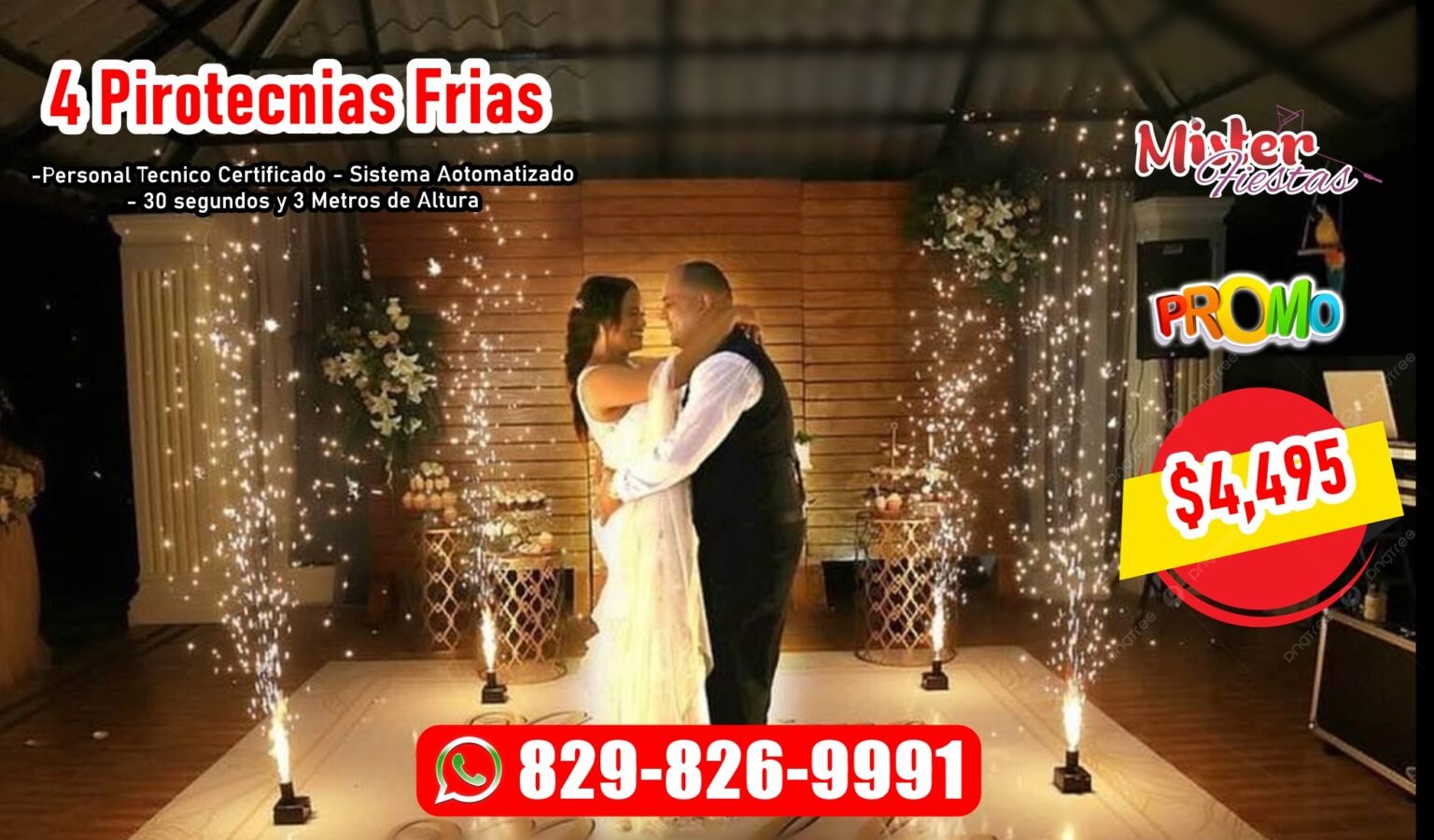 promo pirotecnia fria